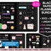 Black Paper Digital Planner 2022 2023 Undated Planners - Goodnotes Planner Xodo Notability Noteshelf - iPad & Android Planners 