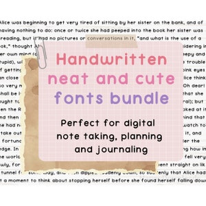 Handschriftliche Schriftarten, Handschriftliche Schriftarten, Handschriftliche Schriftarten, Liebevolle handgeschriebene Schriftarten, iPad Digitale Planung Schriftarten HappyDownloads