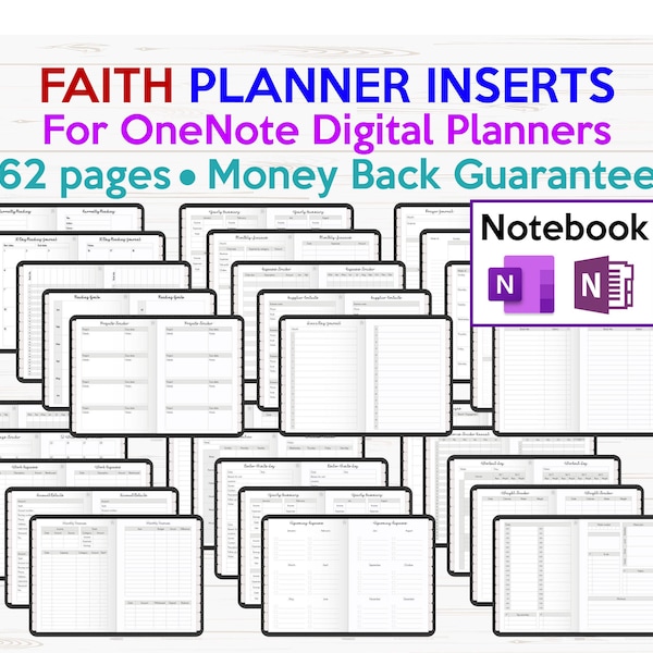 Faith Planner Insert Etsy