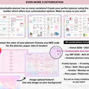 Homeschool Planner 2026 2027 Undated, Homeschool Digital Planner 2026, Goodnotes Planner iPad, Daily Planner, Home School Planner Digital image 2