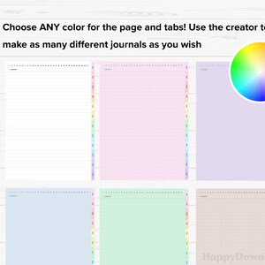 Digital Journal, Digital Daily Journal, 365 Journal, Goodnotes Journal, Hyperlinked, iPad Journal, Notability Journal, Digital Journals bild 2