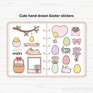 Easter Digital Stickers, Easter Stickers, Holiday Stickers, Goodnotes ...
