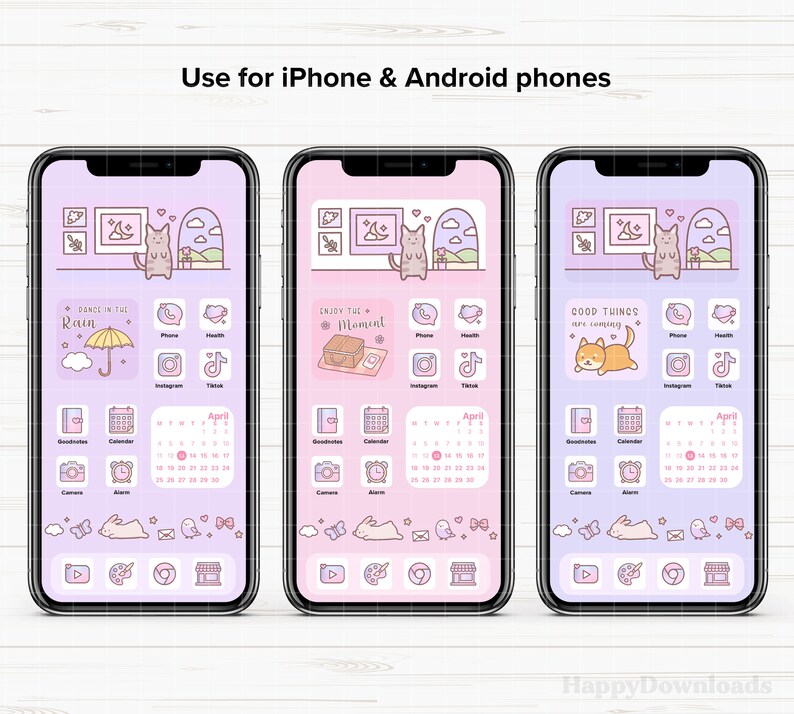 Cute Ipad Theme Iphone Theme Android Theme Iphone Wallpaper - Etsy