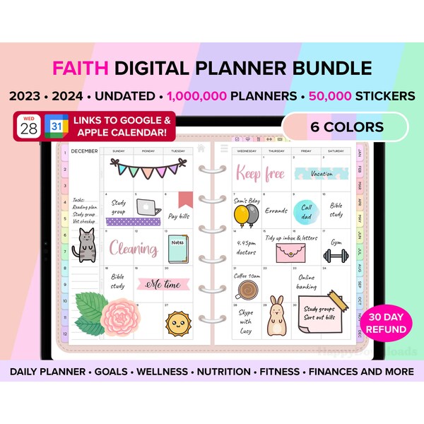 Faith Happy Planner Etsy