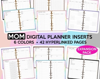 Moeder digitale planner Familieplanner Goodnotes-sjabloon Moederplanner voegt moederleven in Gezinsleven Goodnotes Planner Huishoudelijke planner Moeders