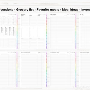Digital Recipe Book, Digital Recipe Journal, Goodnotes Recipe Template, Digital Cookbook, Recipe Planner, Digital Meal Planner image 7