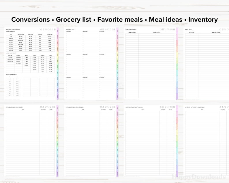 Digital Recipe Book, Digital Recipe Journal, Goodnotes Recipe Template, Digital Cookbook, Recipe Planner, Digital Meal Planner image 7