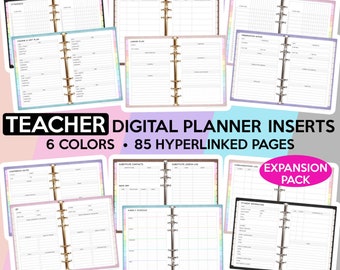 Teacher Digital Planner Teacher Planner School Planner Academic Planner Teachers Digital Planner Goodnotes Template Teaching Planner
