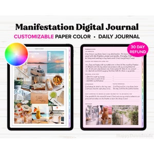 Digital Journal for Manifestation, Law of Attraction, Digital Journal, Goodnotes Journal, Digital Manifestation Journal, Manifesting Journal