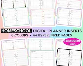 Digitale Homeschool Planner Homeschool Planner Digitale Homeschool Goodnotes Planner Home School Planner Academische Planner Goodnotes-sjabloon