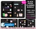 Black Paper Digital Planner 2022 2023 Undated Planners - Goodnotes Planner Xodo Notability Noteshelf - iPad & Android Planners