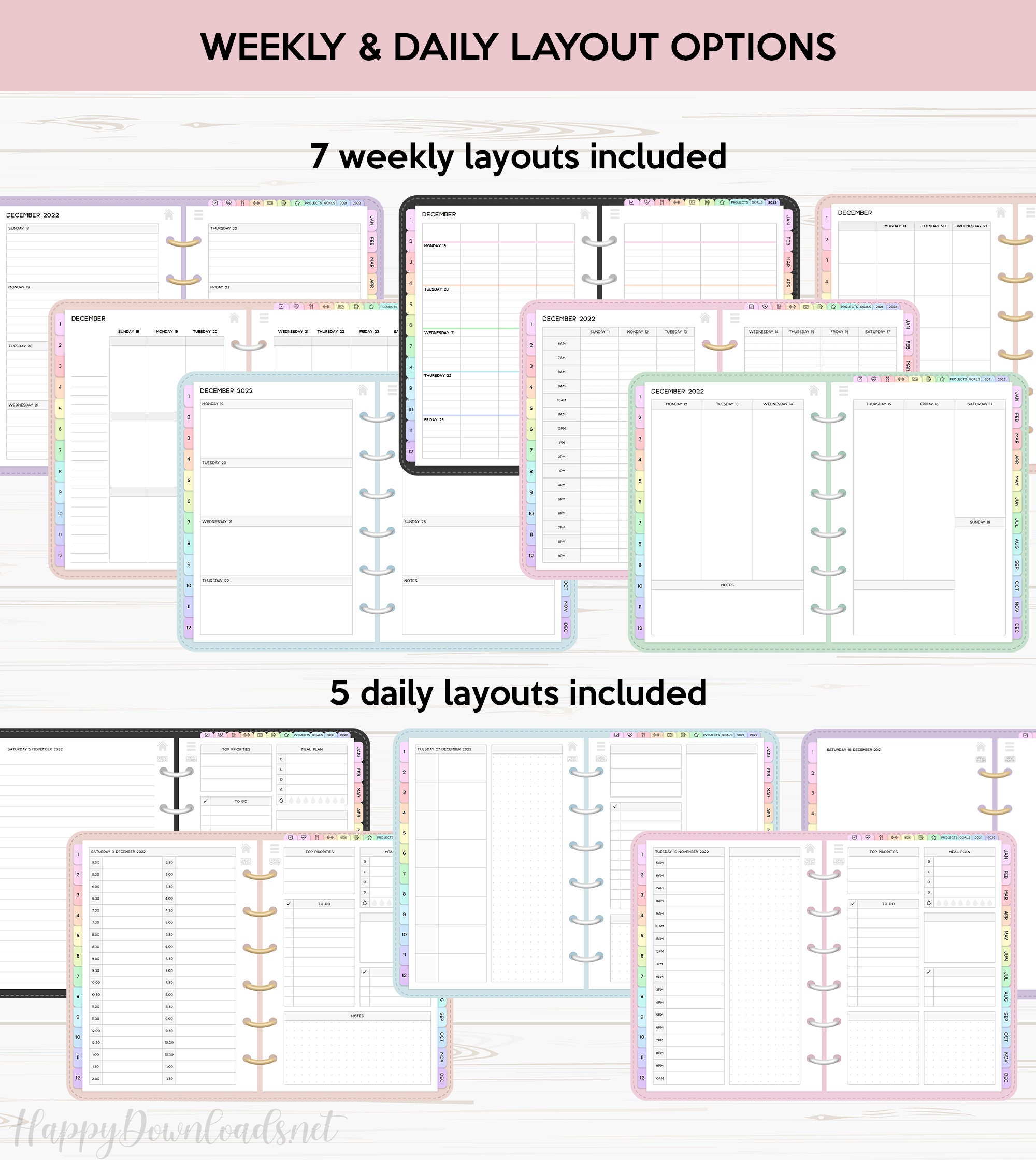 digital planner goodnotes free 2022