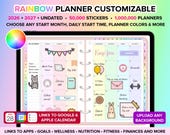 Digital Planner 2026 2027 Undated Goodnotes Planner iPad Planner Daily Weekly Planner Digital Journal ADHD Planner Goodnotes Template