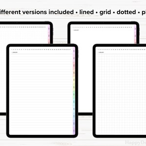 Digital Journal, Digital Daily Journal, 365 Journal, Goodnotes Journal, Hyperlinked, iPad Journal, Notability Journal, Digital Journals bild 4