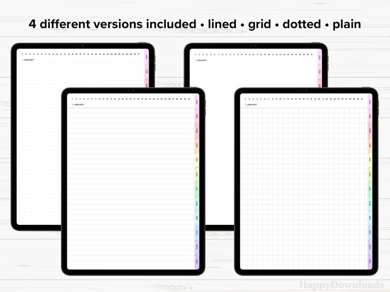 Digital Journal, Digital Daily Journal, 365 Journal, Goodnotes Journal, Hyperlinked, iPad Journal, Notability Journal, Digital Journals bild 4