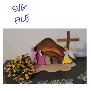 Empty Tomb SVG / Digitale Download / Glowforge Ready