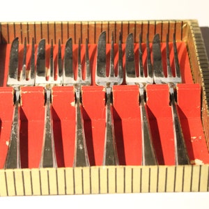 Vintage Thomas Turner Sheffield Silverplate Cutlery Set | English Flatware, Made England