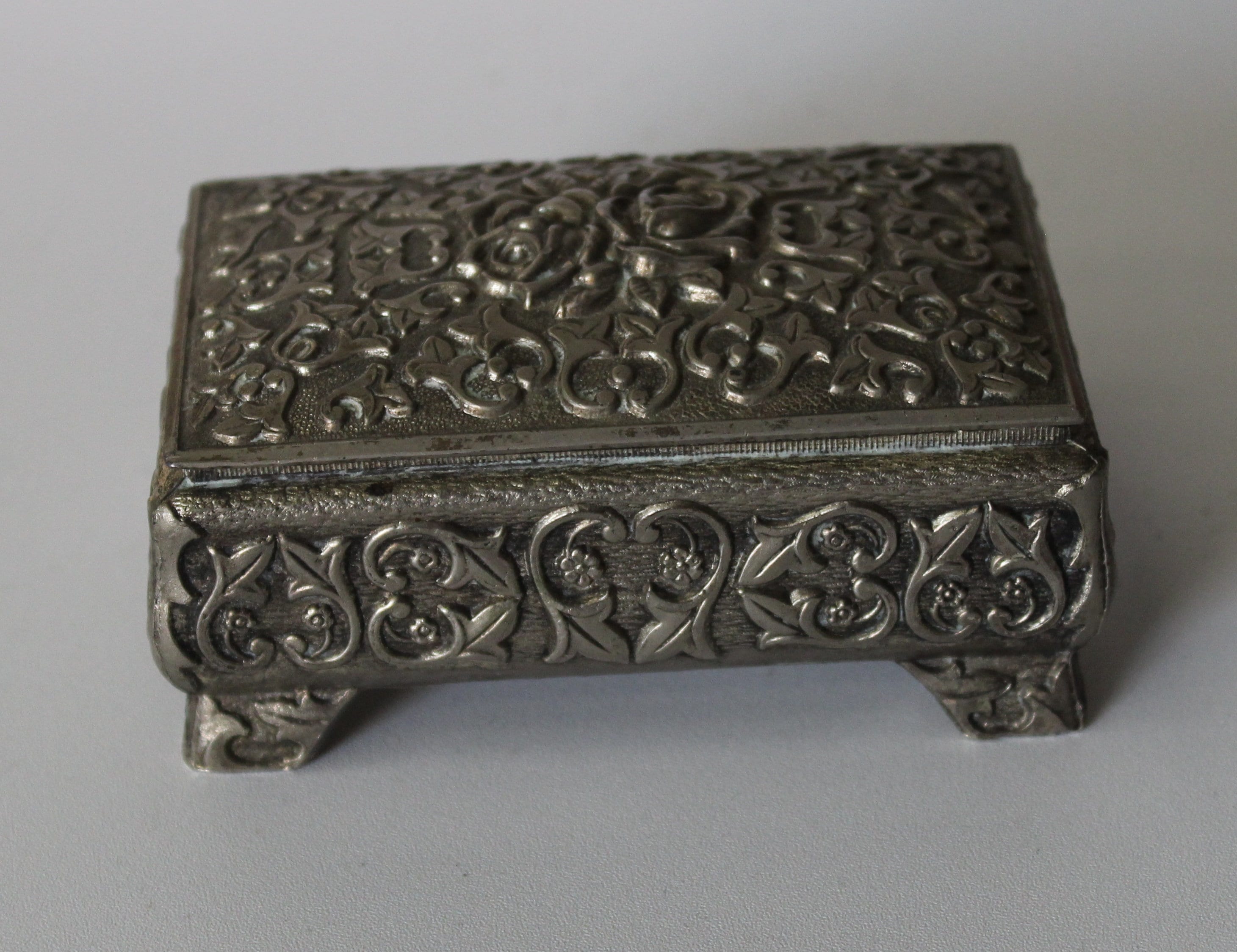 Metal Trinket Box Made in Japan - Etsy