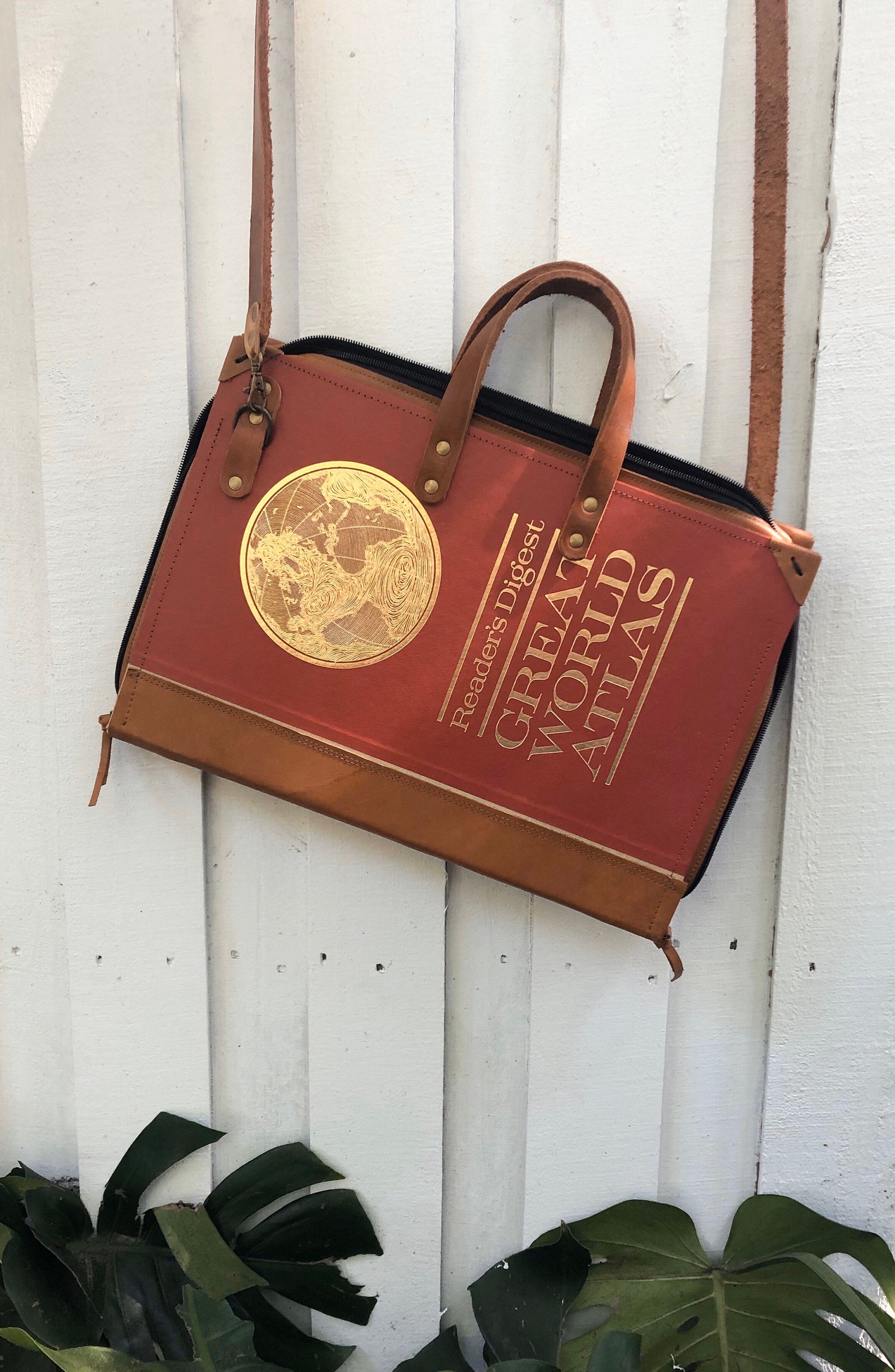 Atlas Briefcase Etsy