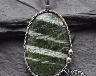 Zebra Jasper, joyería Jasper, colgante curativo, colgante de chakra, joyería Jasper, colgante de jaspe verde, colgante curativo, joyería Jasper