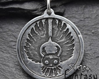 Owl Pendant,silver necklace,Metal pendant,gift pendant,Owl necklace,Fashion pendant,Engraved pendant,Old style pendant