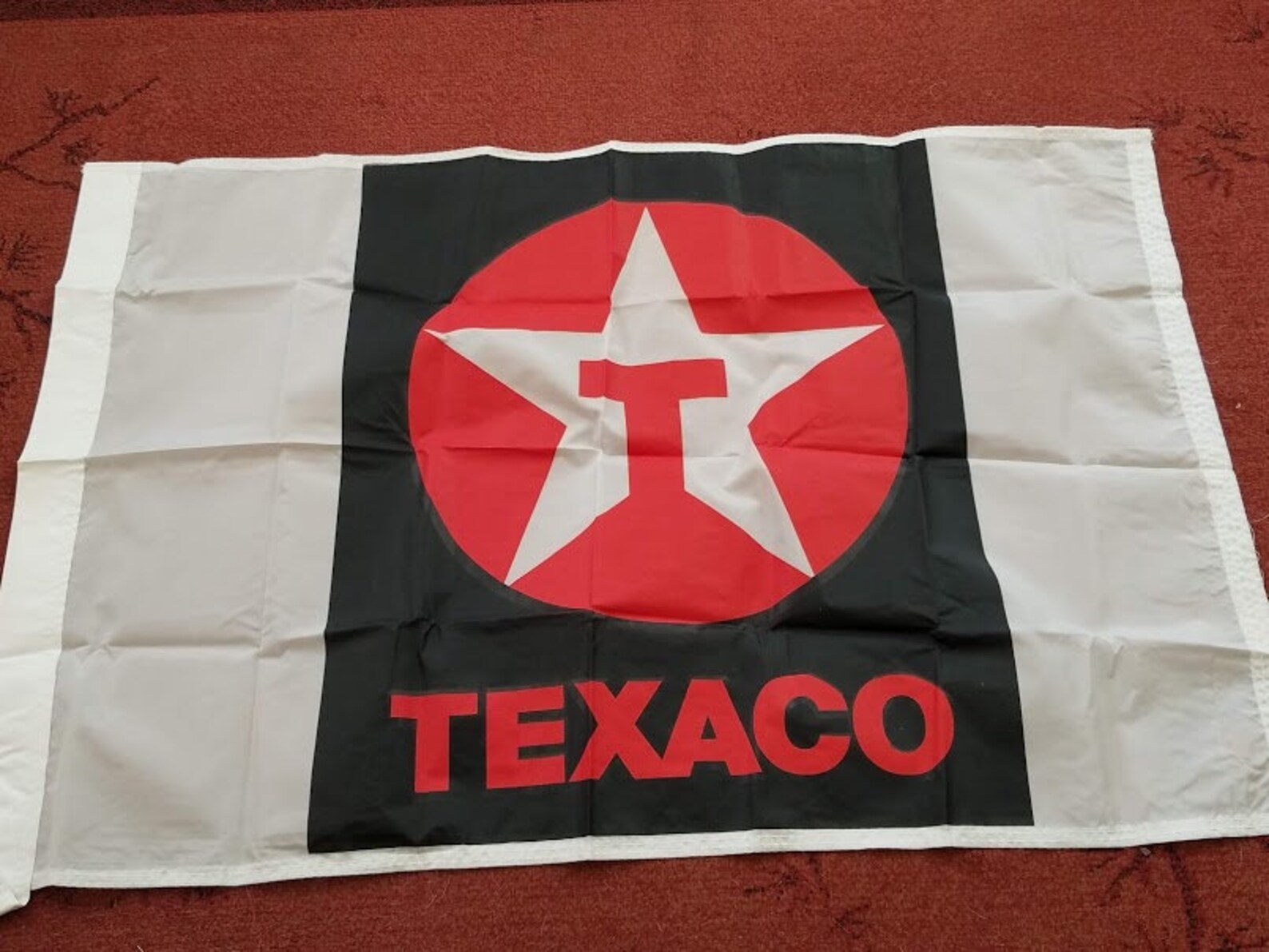 Vintage Texaco Flag White background Etsy