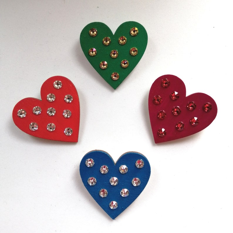 Mother/'s Day Badges with personalised cards gift of love box of 4 mother/'s day mother/'s day gift artbynematode love gift present