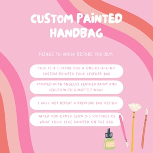 Custom Painted Handbag