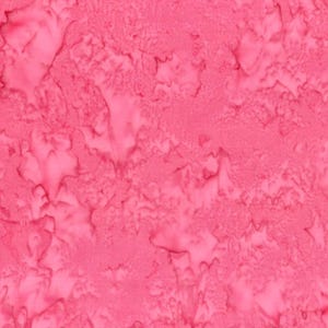 Hoffman Fabrics Watercolors Azalea Pink Batik Fabric 1895-557-Azalea
