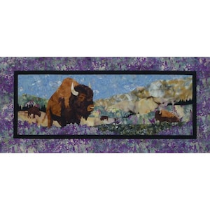 Wildfire Designs Alaska Return to the Wild Bison Applique Quilt Pattern