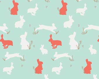 Art Gallery Fabrics Anna Elise Bunny Binkies Funk Cotton Fabric ANE-87505