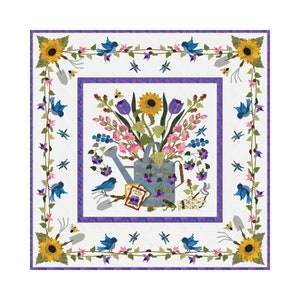 P3 Designs Spring Bouquet Floral Applique Quilt Pattern