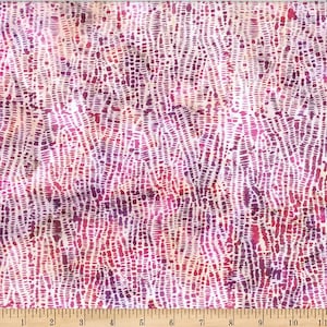 Hoffman Fabrics Fuchsia Lined Texture Batik Fabric W2605-23-Fuchsia