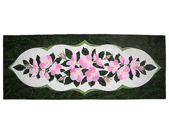Wildfire Designs Alaska Daisies Flower Table Runner Applique Quilt Pattern