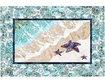 Wildfire Designs Alaska Along the Shores Starfish Applique Quilt Pattern