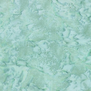 Hoffman Fabrics Watercolors Bluegrass Blue Green Batik Fabric 1895-581-Bluegrass