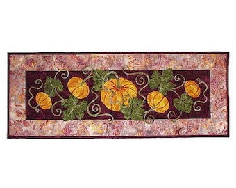Wildfire Designs Alaska Pumpkin Patch Too Table Runner Applique Quilt Pattern