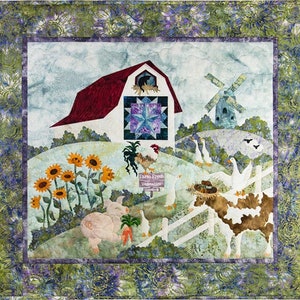 Pine Needles The Gentle Barn Farm Applique Quilt Pattern