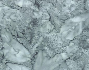 Hoffman Fabrics Watercolors December Blue Grey Batik Fabric 1895-597-December