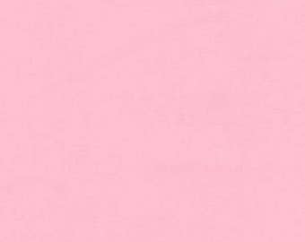 Robert Kaufman Pink Solid Organic Cotton Fabric by the Yard