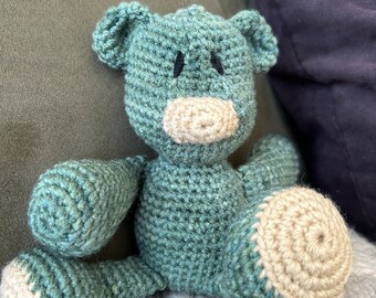 Stuffed Crochet Amigurumi Teddy Bear