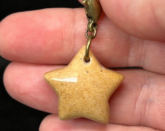 Orange Yellow Quartz Star Bag Flair