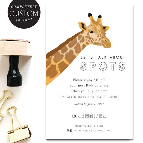 Customized Rodan and Fields NEW Product Promo Coupon Send Etsy