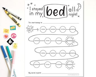 Printable Sticker Chart For Bedtime