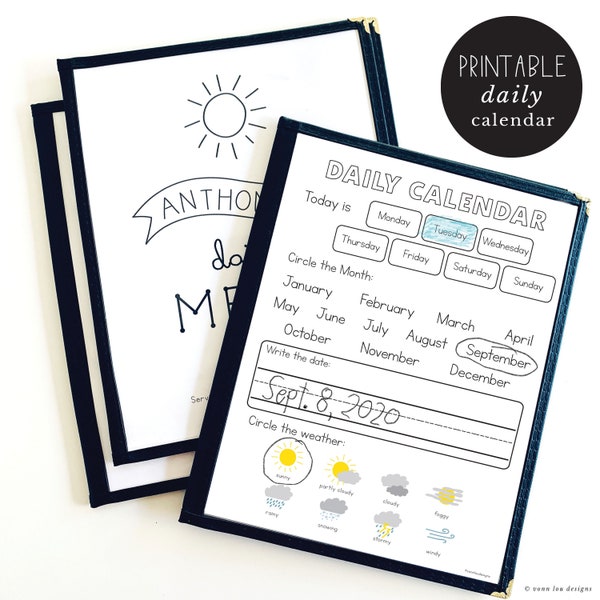 Homeschool Wall Calendar - Etsy