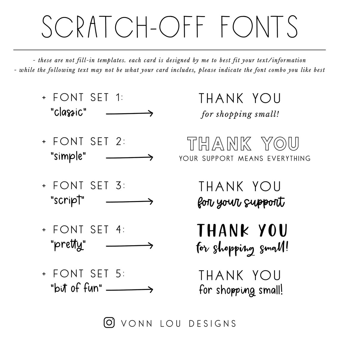 ADD ON Printable Scratch off Card Custom Illustration | Etsy