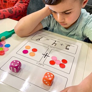 Math Practice Adding Practice Printable Instant Download DIY Roll It ...