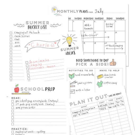 Bucket List Chart