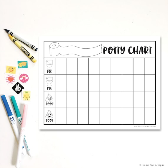 Boy Potty Chart Printable