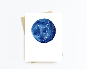 Virgo Zodiac Greeting Card - astrology | zodiac birthday | constellation